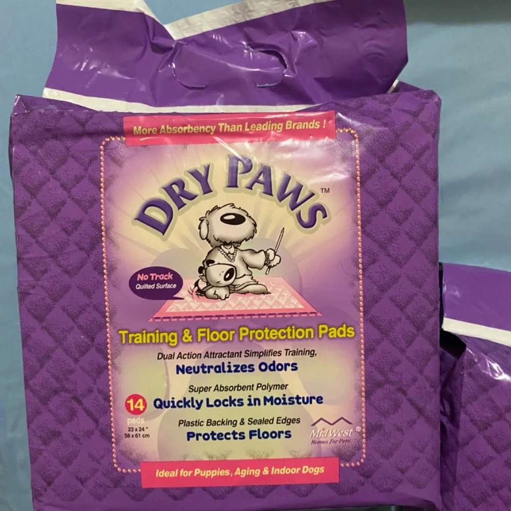 DRY PAWS Training & Floor Protection Pads 32 Count NIB